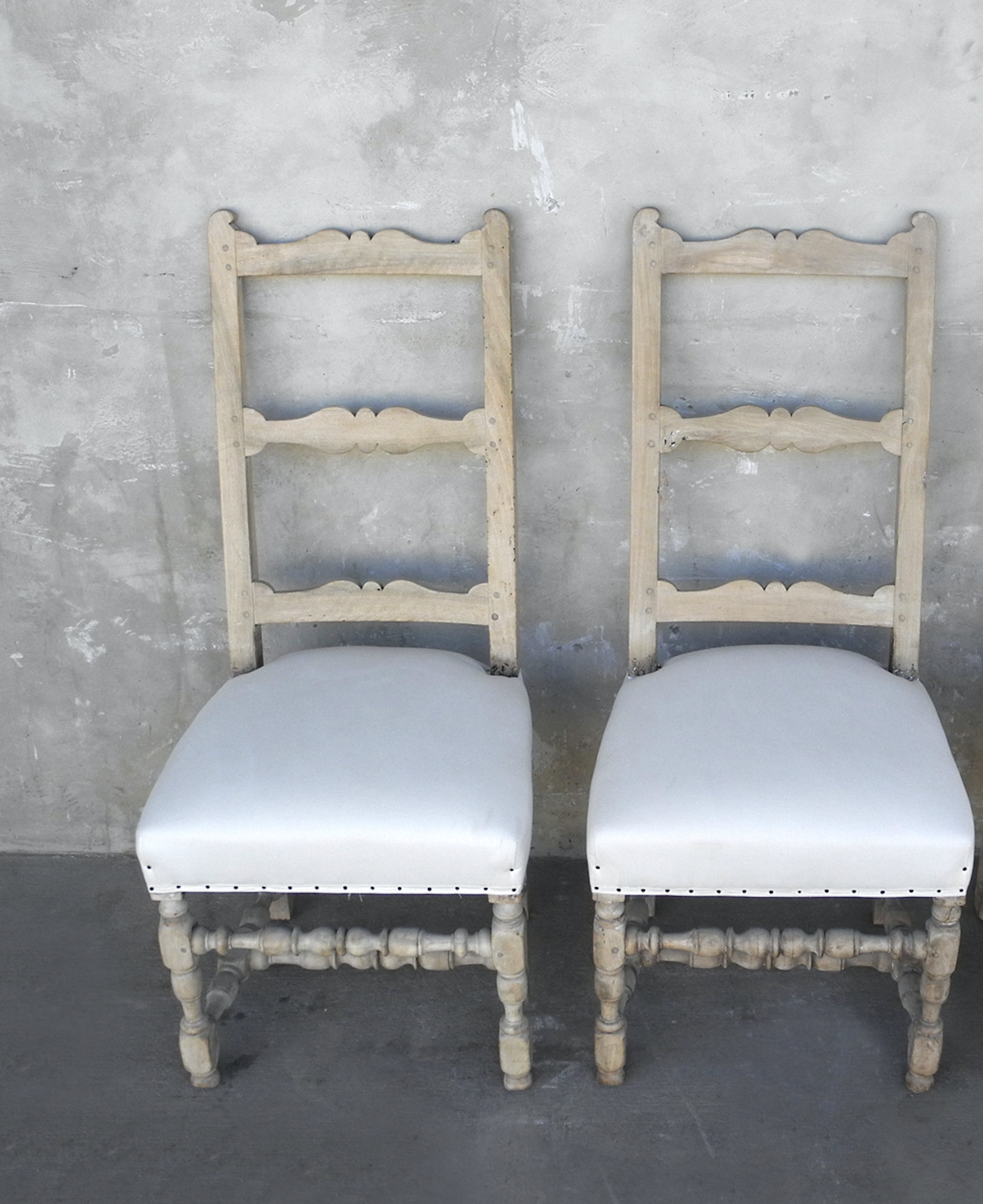 19th c. Walnut Chairs
